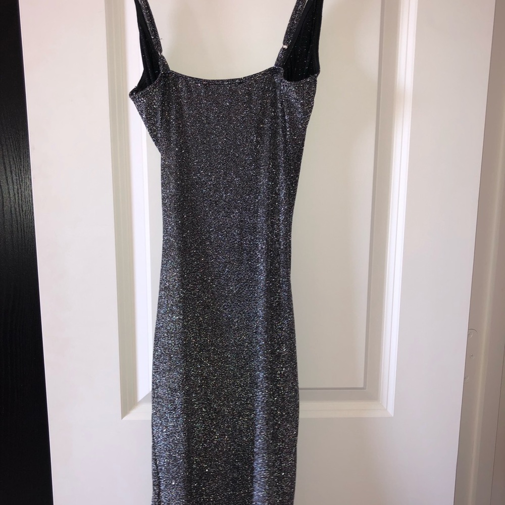 Sparkly dark grey/ black bodycon dress